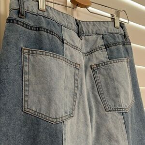 Tinseltown Light and Dark Blue Denim Jeans